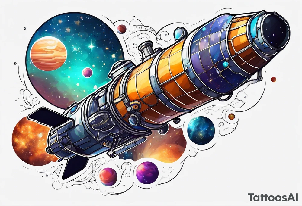 Bubbles space telescope tattoo idea