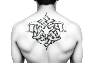 endless knot tattoo idea