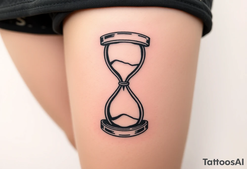 hourglass tattoo idea