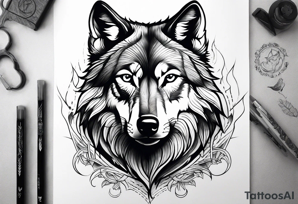 Lmbo wolf tattoo idea