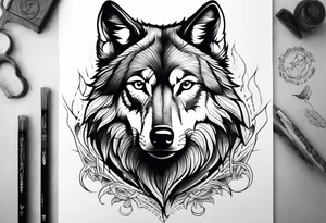 Lmbo wolf tattoo idea