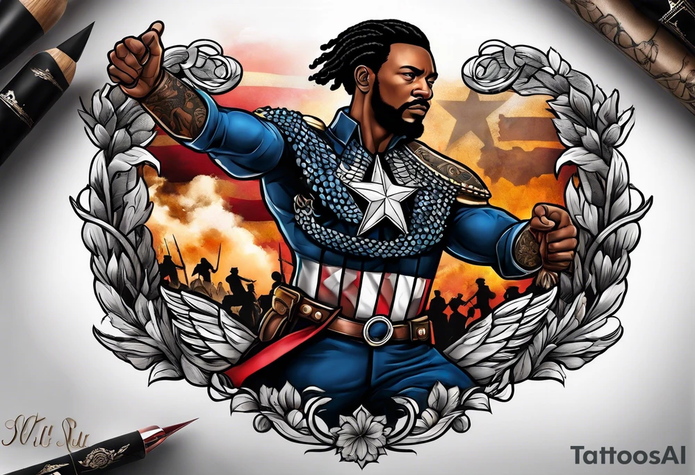black history, civil war tattoo idea