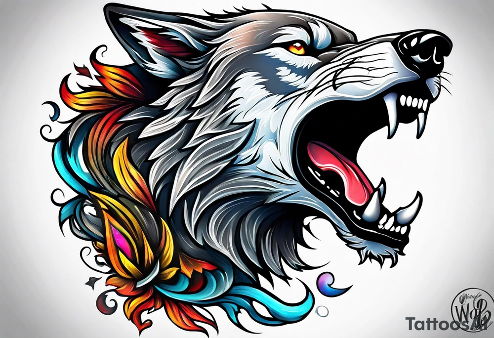 Lmbo wolf tattoo idea