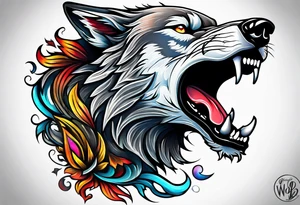 Lmbo wolf tattoo idea