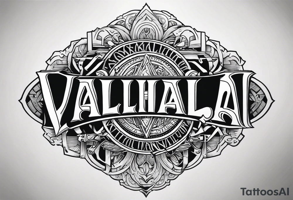 Valhalla tattoo idea