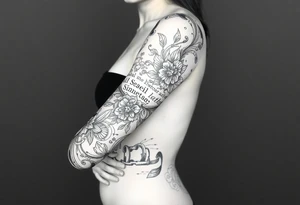 Newspaper style tattoo idea