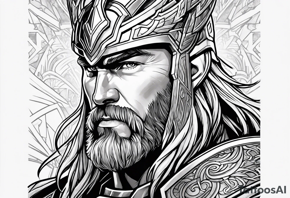 The Mighty Thor from MCU tattoo idea