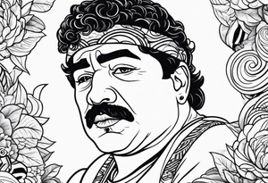 Maradona vesuvio tattoo idea