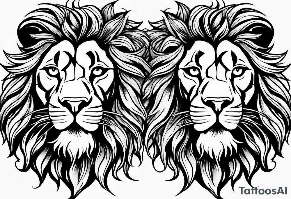 Lion tattoo idea