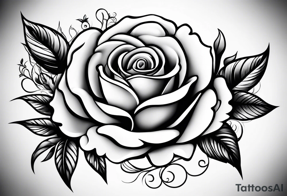 mae ola pla 
dove
roses tattoo idea