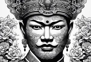 Chinese wall, realistic,chinese art tattoo idea