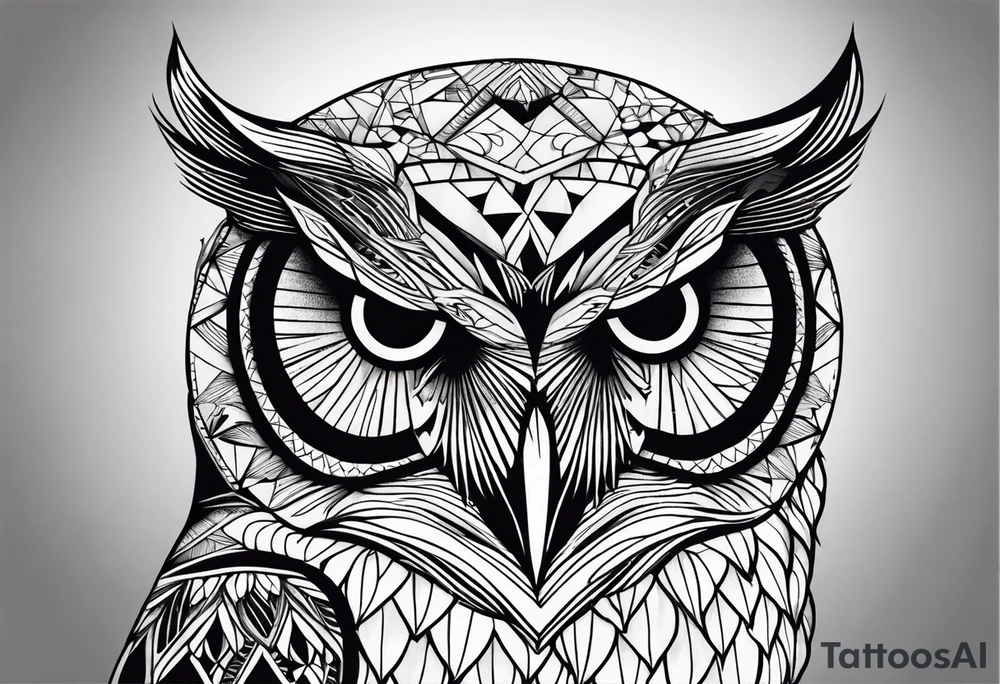 Owl shush tattoo idea