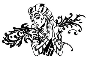 Ahsoka praying tattoo idea