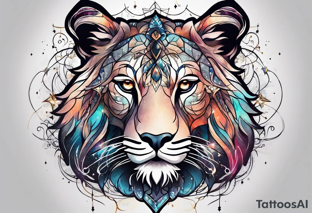 Constellation, animal tattoo idea