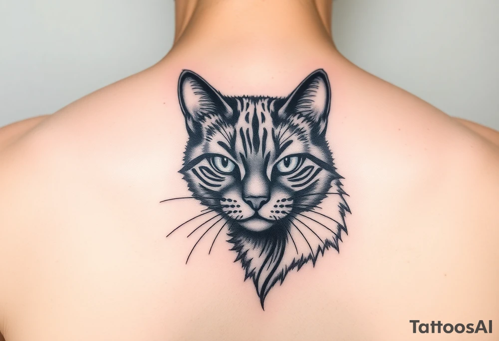 Black Cat tattoo idea
