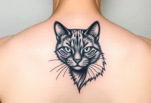 Black Cat tattoo idea