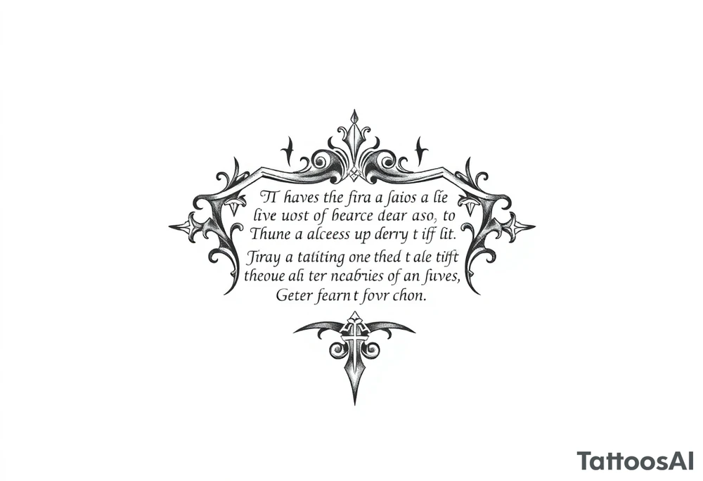 The Apostles Creed tattoo idea
