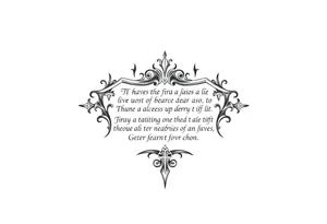 The Apostles Creed tattoo idea