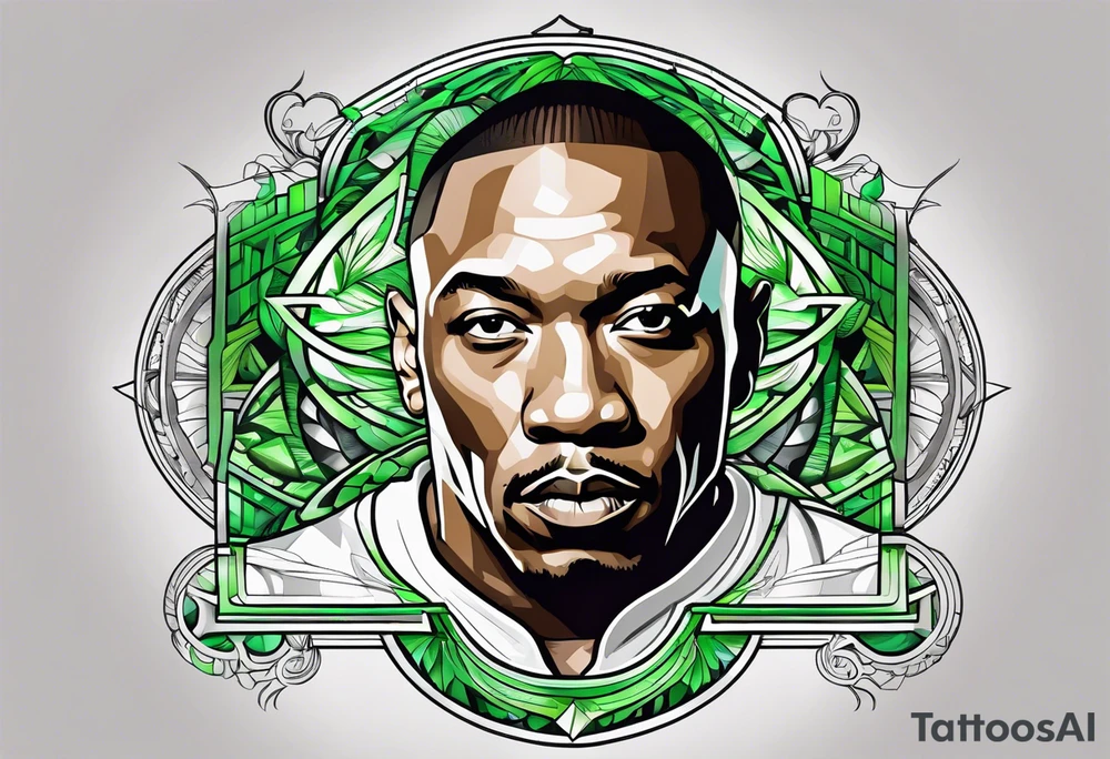 Dr dre green tattoo idea
