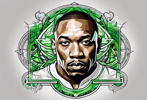 Dr dre green tattoo idea