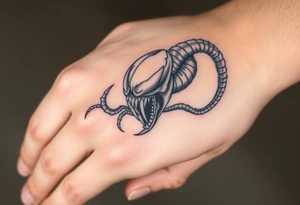 Baby venom tattoo idea