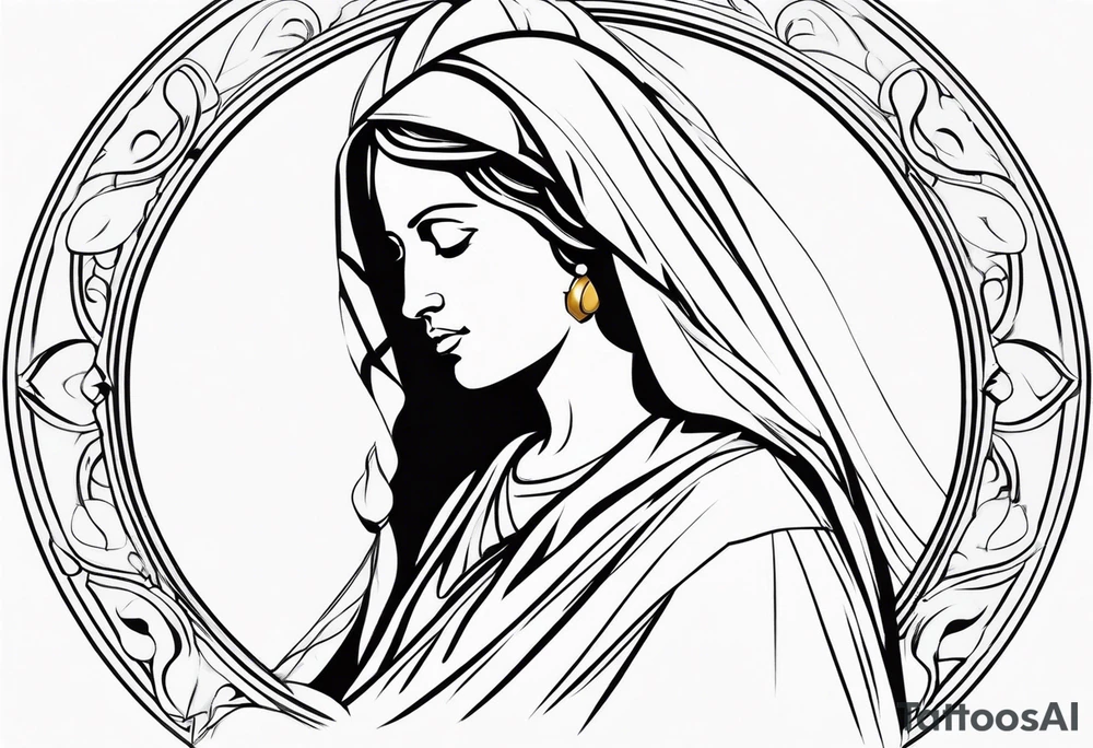 mother Mary tattoo idea