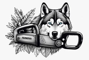 Chain saw huskivarna tattoo idea