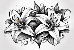 Lillies tattoo idea