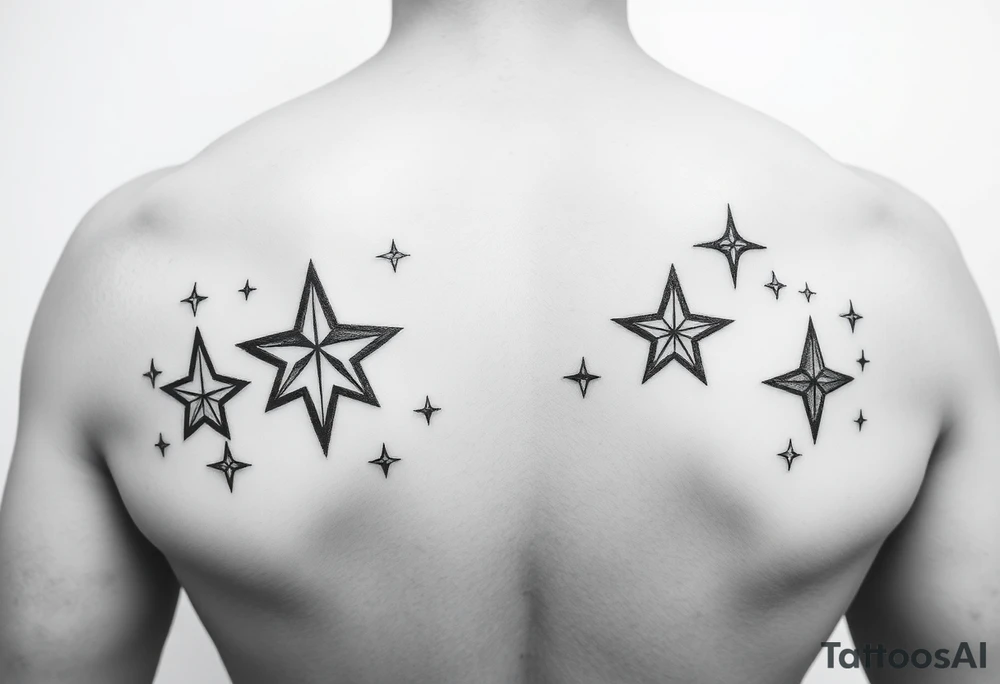 stars tattoo idea