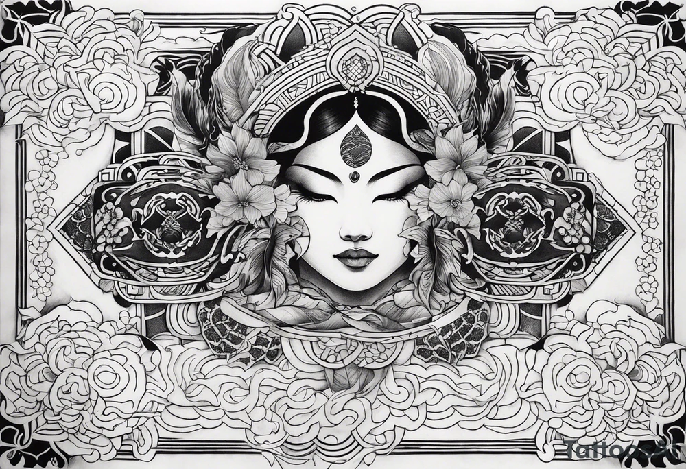 Two souls as one tattoo idea