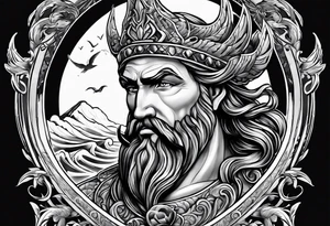 Poseidon tattoo idea
