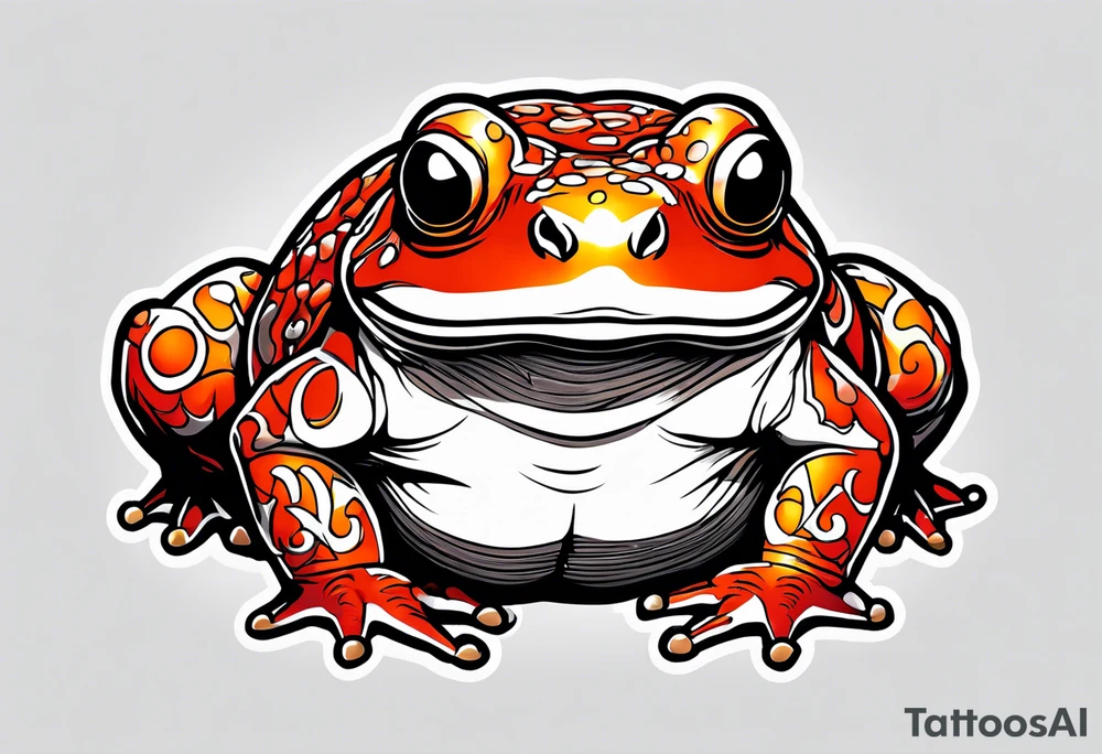 Jiraiya Naruto Gamakichi toad tattoo idea