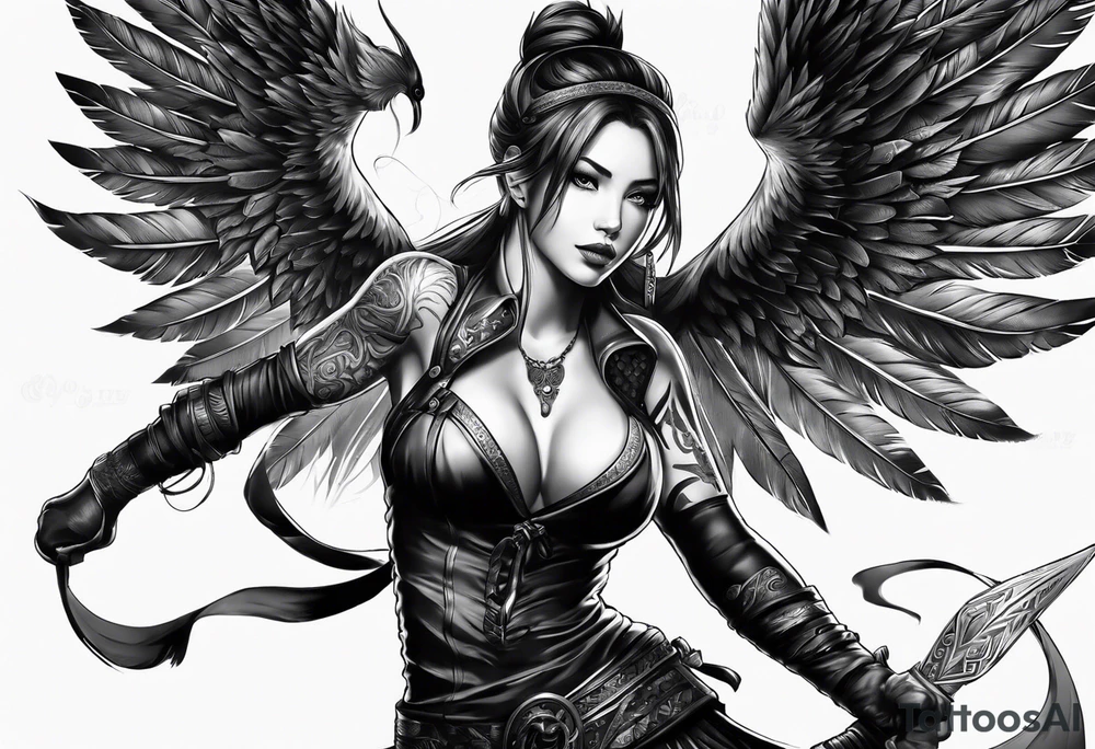 Fighter tattoo idea