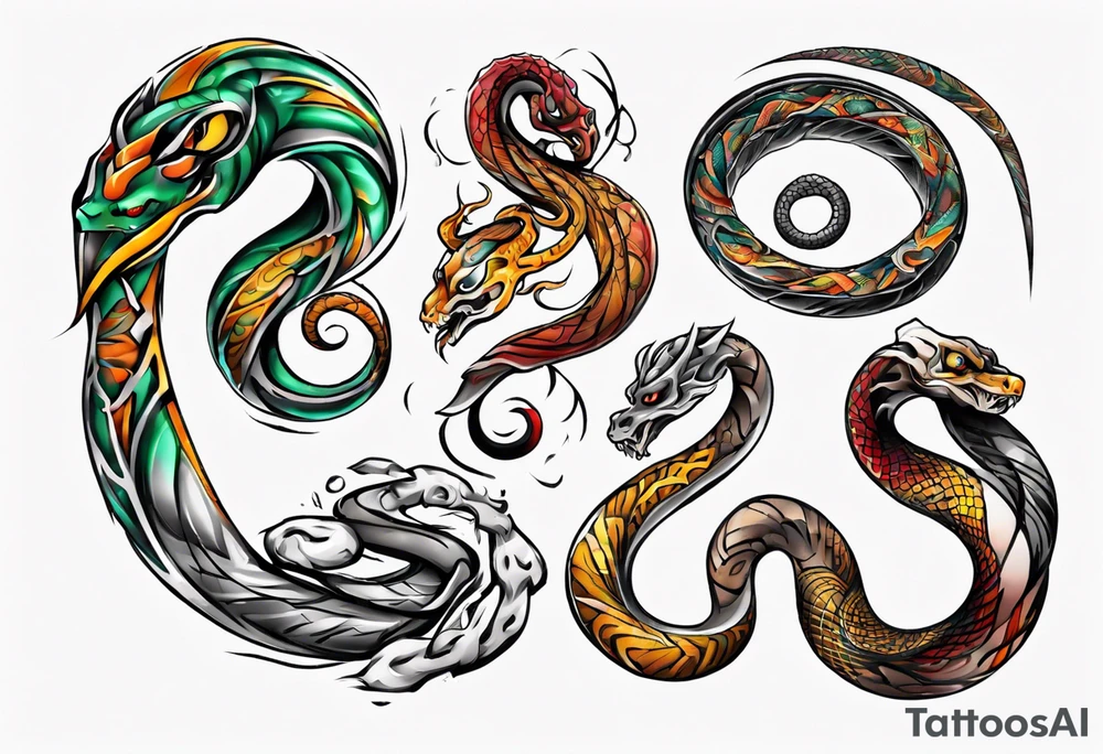 Schlange tattoo idea