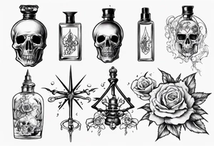 perfume but inside is death tattoo idea