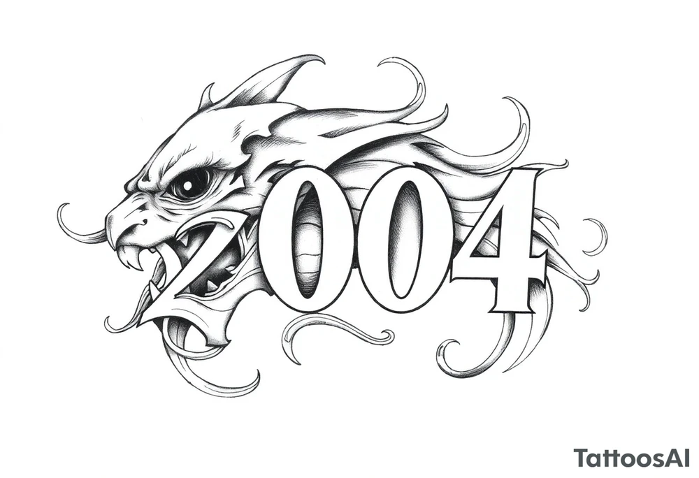 Year 2004 tattoo idea