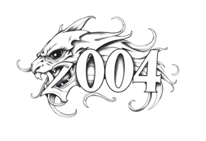 Year 2004 tattoo idea