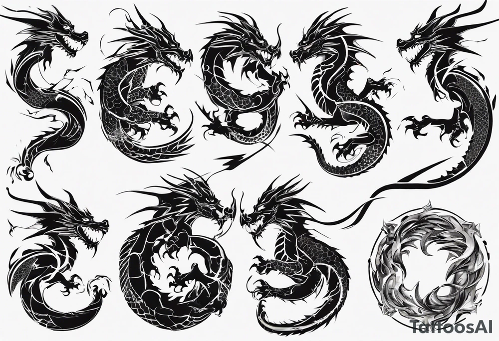 dragon tattoo idea