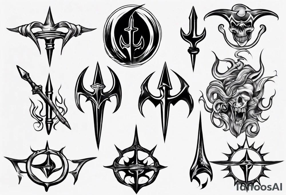 Trident tattoo idea
