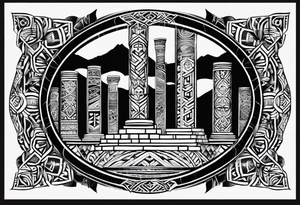 Croatiann tribal 
Giants Causeway 
Maori tattoo idea