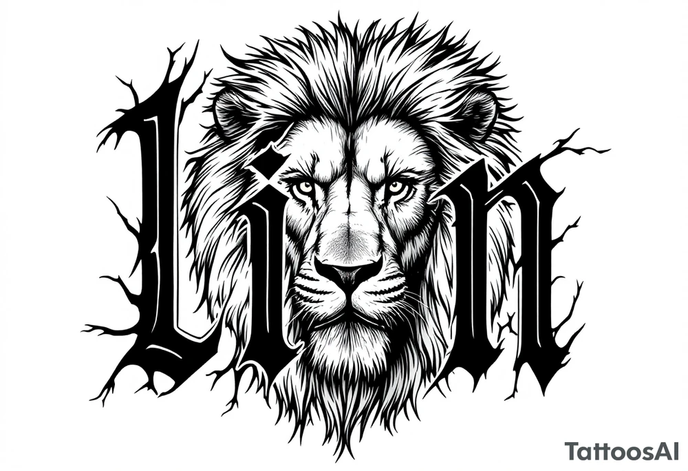 lion tattoo idea