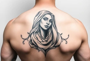 make a full arm sleeve of my deceased mother her name is jalisa tattoo idea