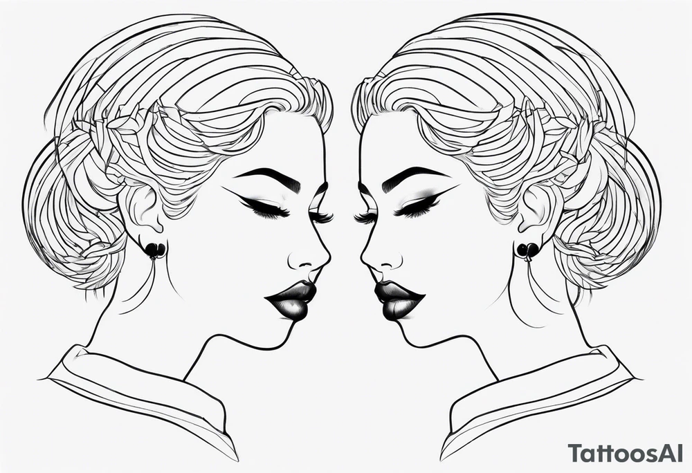 Jhaydee gemini unique tattoo idea