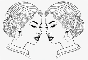 Jhaydee gemini unique tattoo idea