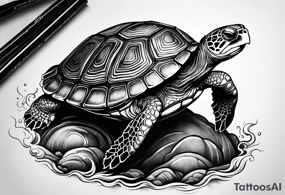 Turtle tattoo idea