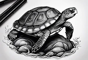 Turtle tattoo idea