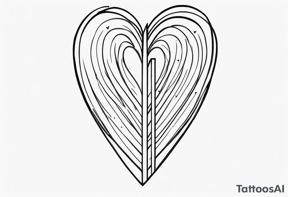 wild heart tattoo idea