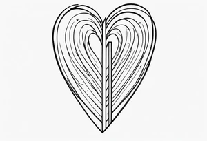 wild heart tattoo idea