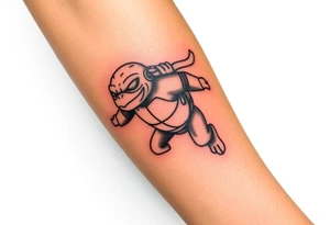 Flying ninja monkey turtle tattoo idea