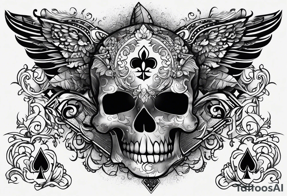 the word ace on the neck with black filled in reverse tattoo idea the word ace on the neck with black filled in reverse tattoo idea
